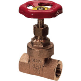 2/2-way knife gate valve red bronze A design according to DIN 3352 with female R-thread