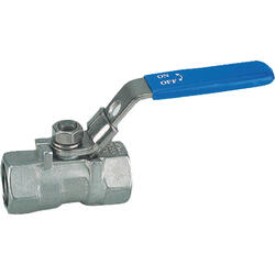 2/2-way ball valve stainless steel in one-piece design with female thread