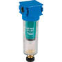 Compressed air fine filter long version series Bloc 0 with manual/semi-automatic condensate drain