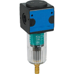 Compressed air fine filter series Bloc 3 with automatic condensate drain