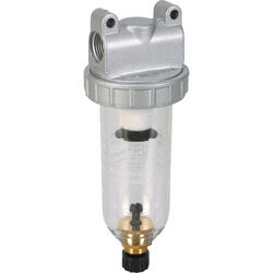 Compressed air filter series Standard 1 with manual/semi-automatic condensate drain