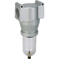 Compressed air filter series Standard 5PLUS with manual/semi-automatic condensate drain