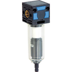 Compressed air filter series EcoBloc 0 with automatic condensate drain