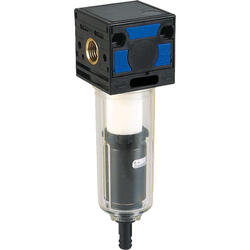 Compressed air fine filter series EcoBloc 0 with automatic condensate drain