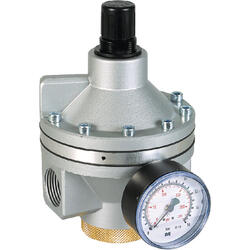 Pressure regulator series Standard 5 pilot actuated with pressure gauge