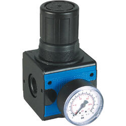 Precision pressure regulator series Bloc 3 with pressure gauge
