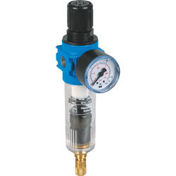 Filter regulator series Bloc 0 with automatic condensate drain and pressure gauge