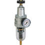 Filter regulator series Standard 2 with automatic condensate drain and pressure gauge