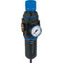 Filter regulator series EcoBloc 2PLUS with automatic condensate drain and pressure gauge