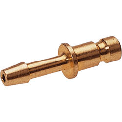 Plug-in sleeve brass design with tube coupling for coupling sockets nominal size 2,7
