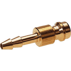 Plug-in sleeve brass design with tube coupling for coupling sockets nominal size 5