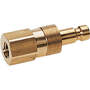Lock nipple brass design with female thread for coupling sockets nominal size 2,7