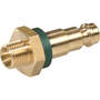 Terminal plug with male thread for unmistakable quick coupling sockets nominal size 5