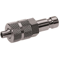 Plug-in sleeve stainless steel design with quick connector connection for coupling sockets nominal size 2,7
