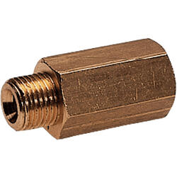 Non-return valve Mini brass design with male/female thread