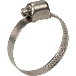 Worm thread clamp stainless steel design 1.4301, small constructional design