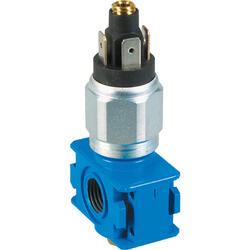 1-fold distributor slim version with pressure switch for series Bloc 0
