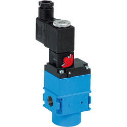3/2-way poppet valve electrically actuated for series Bloc 0