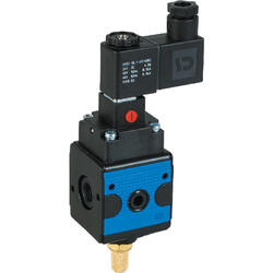 3/2-way poppet valve electrically actuated for series Bloc 1