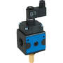 3/2-way poppet valve electrically actuated for series Bloc 3