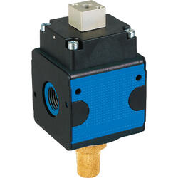 3/2-way poppet valve pneumatically actuated for series Bloc 3
