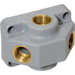 Passage distributor diaphragm polyamide design with two outlets
