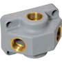 Passage distributor diaphragm polyamide design with two outlets