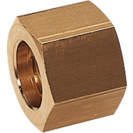 Union nut brass design for 2/3-tube fittings