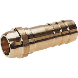 Barbed tube fitting brass design for 2/3-tube fittings