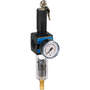 Filter regulator series Bloc 1 lockable with automatic condensate drain and pressure gauge