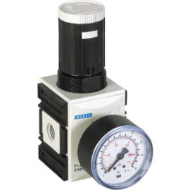 Pressure regulator series ProBloc 1 with pressure gauge