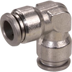 Elbow push-in connector M-Push 230 stainless steel design