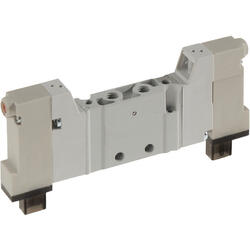 3/2+3/2-way solenoid valve series M/C size 10 with M 5 connection