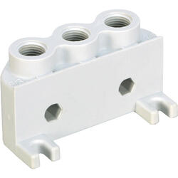 Cover-/supply plate left/right with G 1/8 connection series M/C size 10 (connection at the valve)