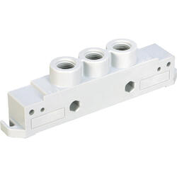Cover-/supply plate right with G 1/4 i connection series M/C size 15
