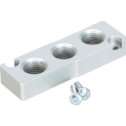 Intermediate air supply plate with threaded connection G 1/8 i series M/C size 15