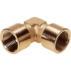 Elbow brass design with cylindrical female thread