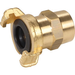 Claw coupling claw distance 40 brass design with crimp fitting