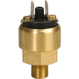Mechanical pressure switch type 1214 brass design, normally open or normally closed