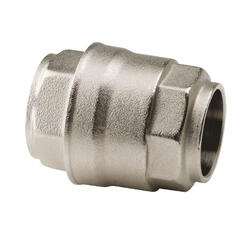 Straight push-in connector with female thread