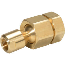 Ball pivot brass design with cylindrical female thread