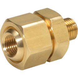 Ball pivot brass design with cylindrical external-and female thread