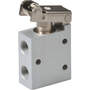 3/2-way roller lever valve in NC-design, monostable with spring return