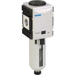 Compressed air prefilter series ProBloc 4 with manual/semi-automatic condensate drain