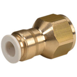 Straight push-in fitting M-Push 245 brass design with female thread