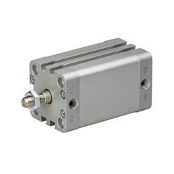 Double-acting compact cylinder type PDI2-...-A-P-M according to DIN ISO 21287 with male thread and position sensing