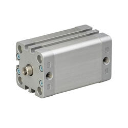 Double-acting compact cylinder type PDI2-...-I-P-M according to DIN ISO 21287 with female thread and position sensing