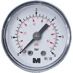 Standard-Rohrfeder-Manometer Nenngröße 40, axial