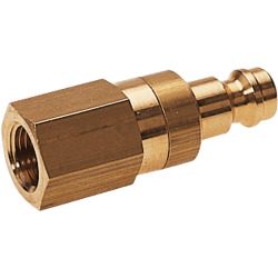Lock nipple brass design with female thread for coupling sockets nominal size 5