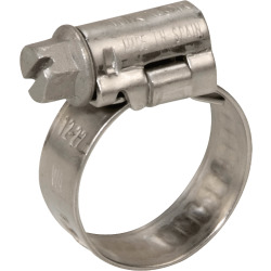 Worm thread clamp stainless steel design 1.4301
